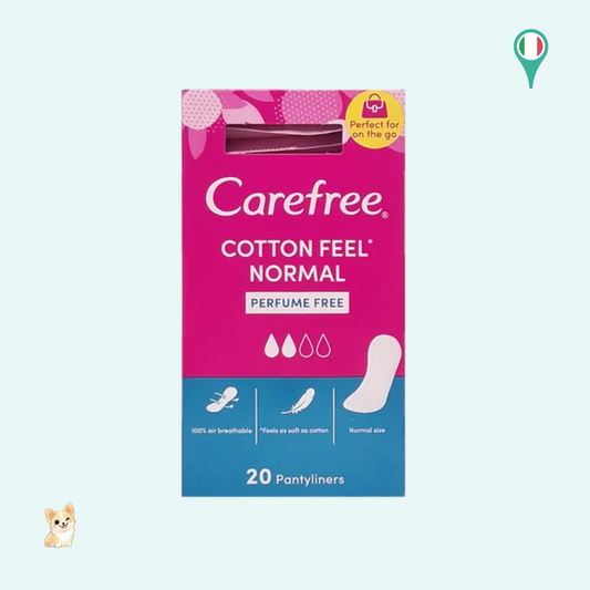 Carefree Cotton Feel Normal - Perfume Free (20 pantyliners)