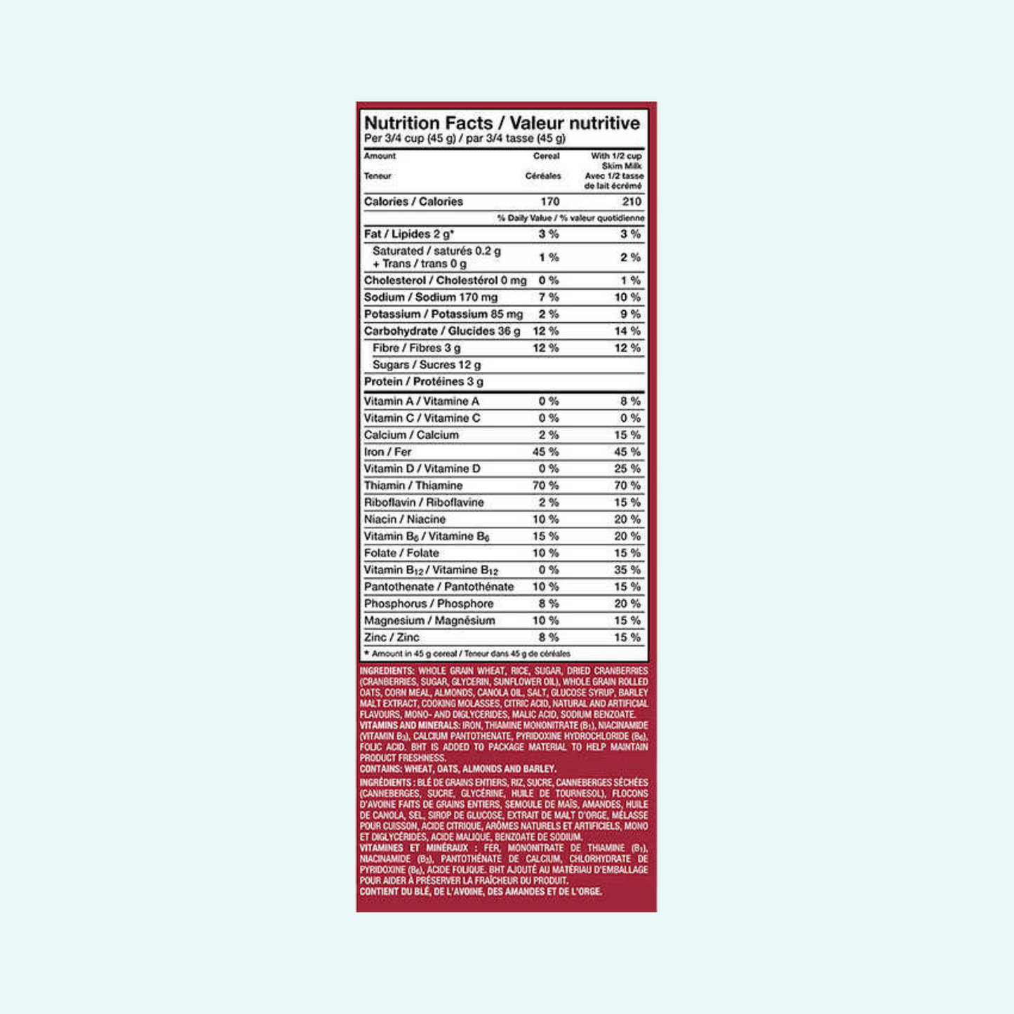 Post Cranberry Almond Crunch (1.4kg)