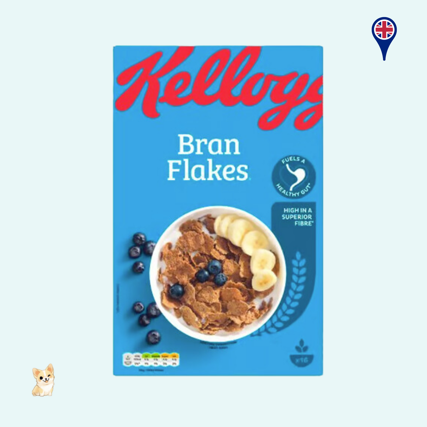 英國 Kellogg's全燕麥麩片 (500g)