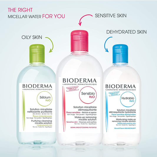 法國Bioderma 卸妝潔膚水 (500ml)