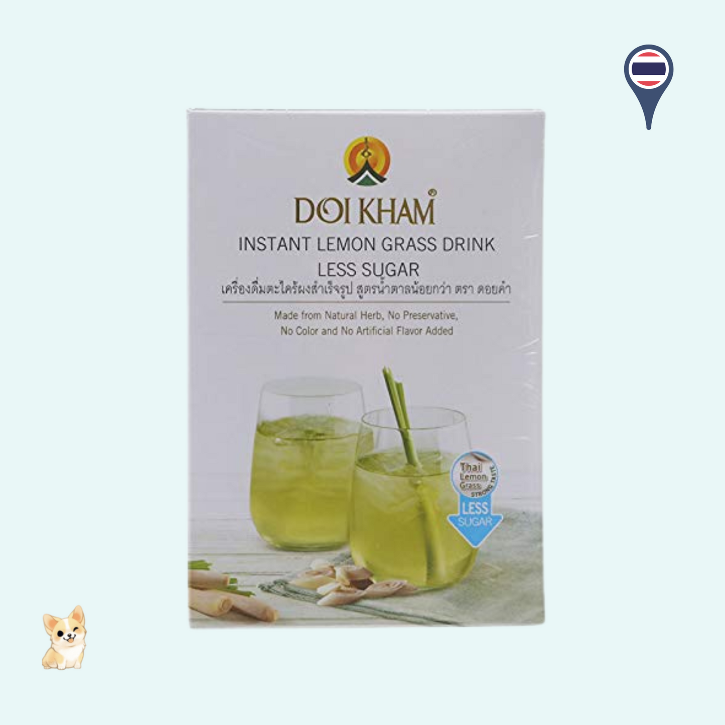 Doi Kham Instant Lemongrass Drink (10g x 12Sachets)