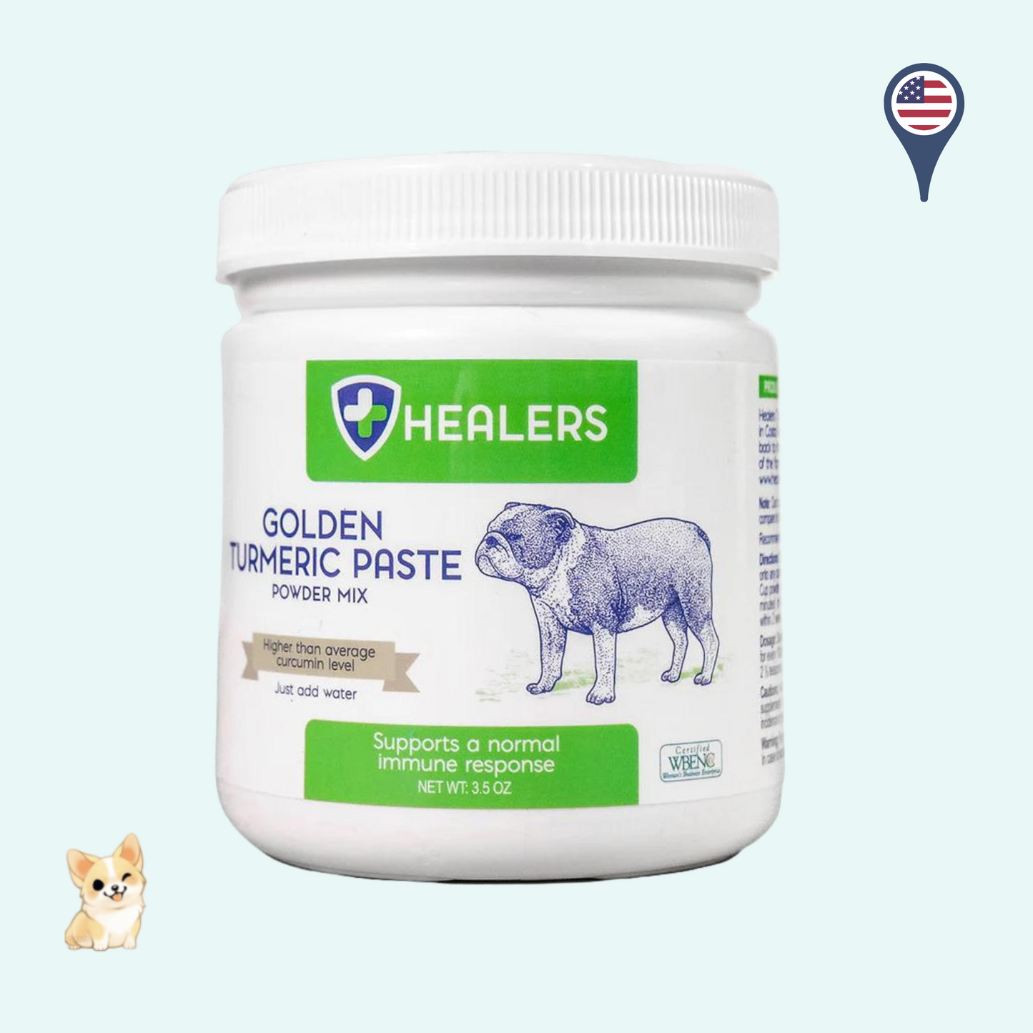 美國Healers Petcare 黃金薑黃醬 (3.5oz)