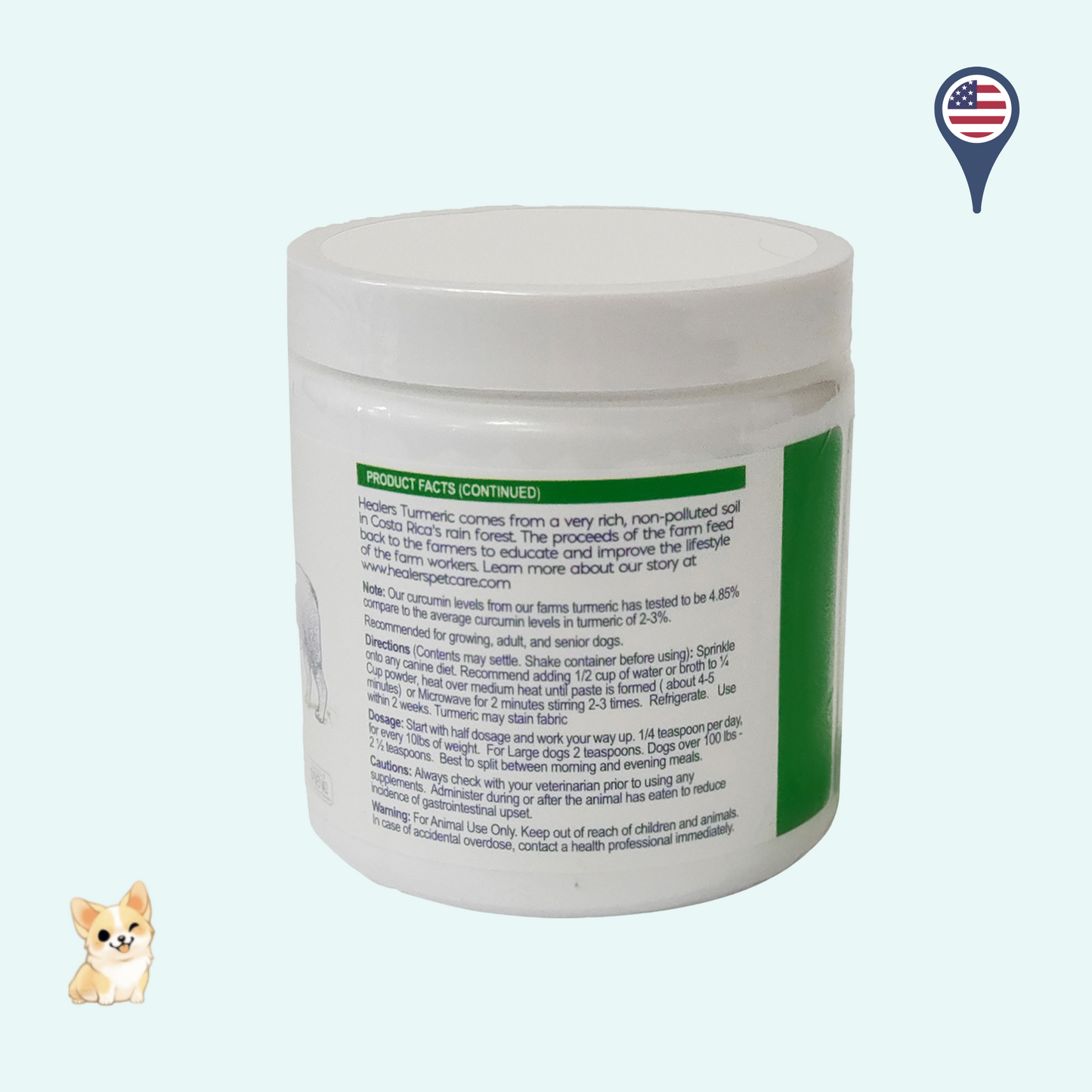 美國Healers Petcare 黃金薑黃醬 (3.5oz)