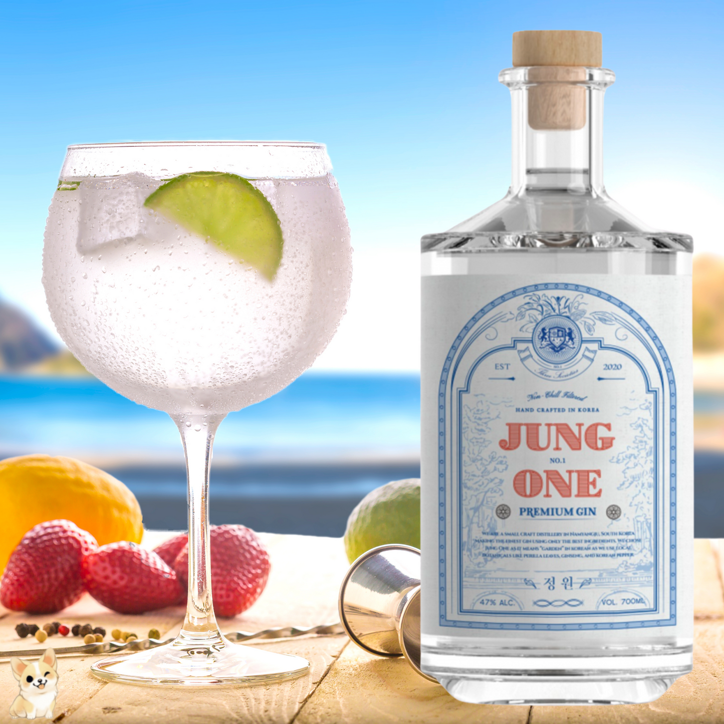 韓國 Jung One 頂級單一麥芽氈酒 (700ml)