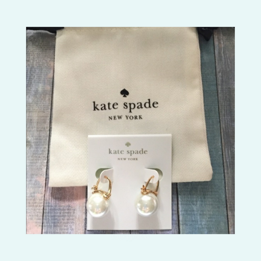 美國Kate Spade 仿珍珠耳環