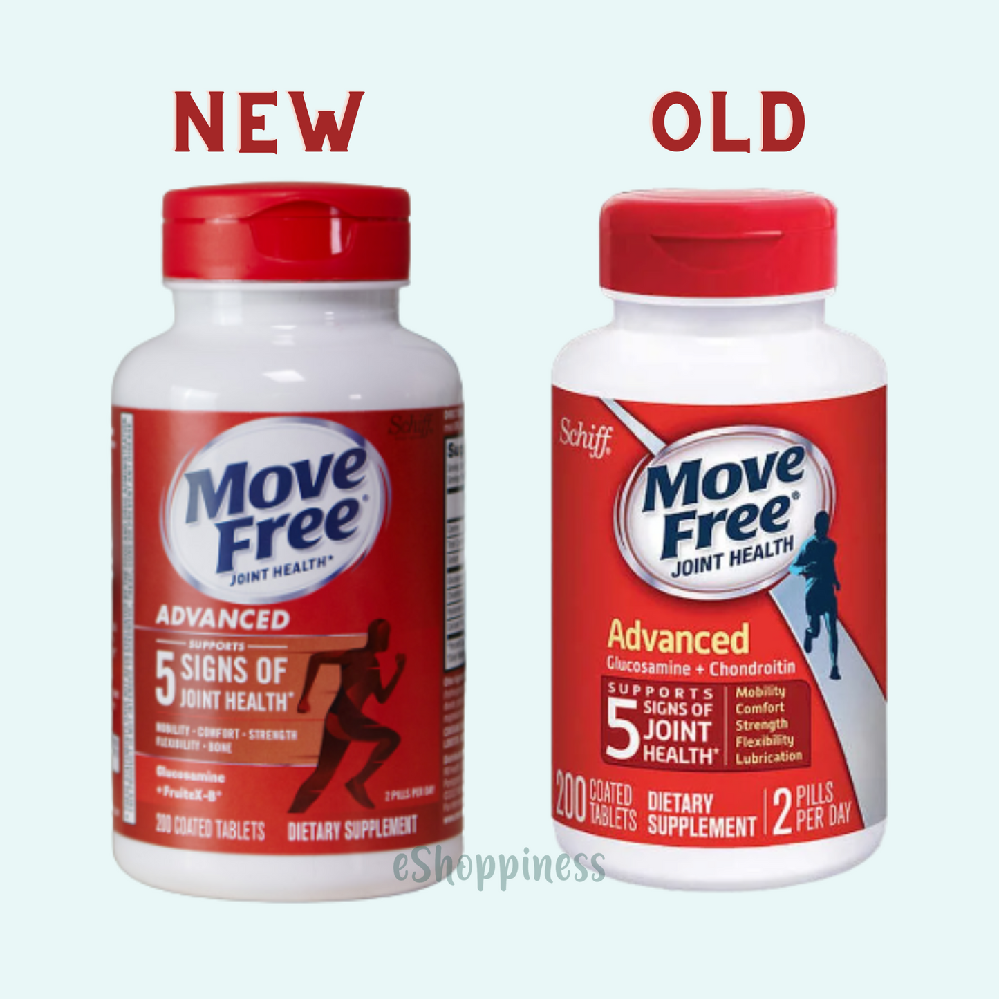 美國Schiff 益節Move Free 氨基酸葡萄糖+軟骨素 (200粒)