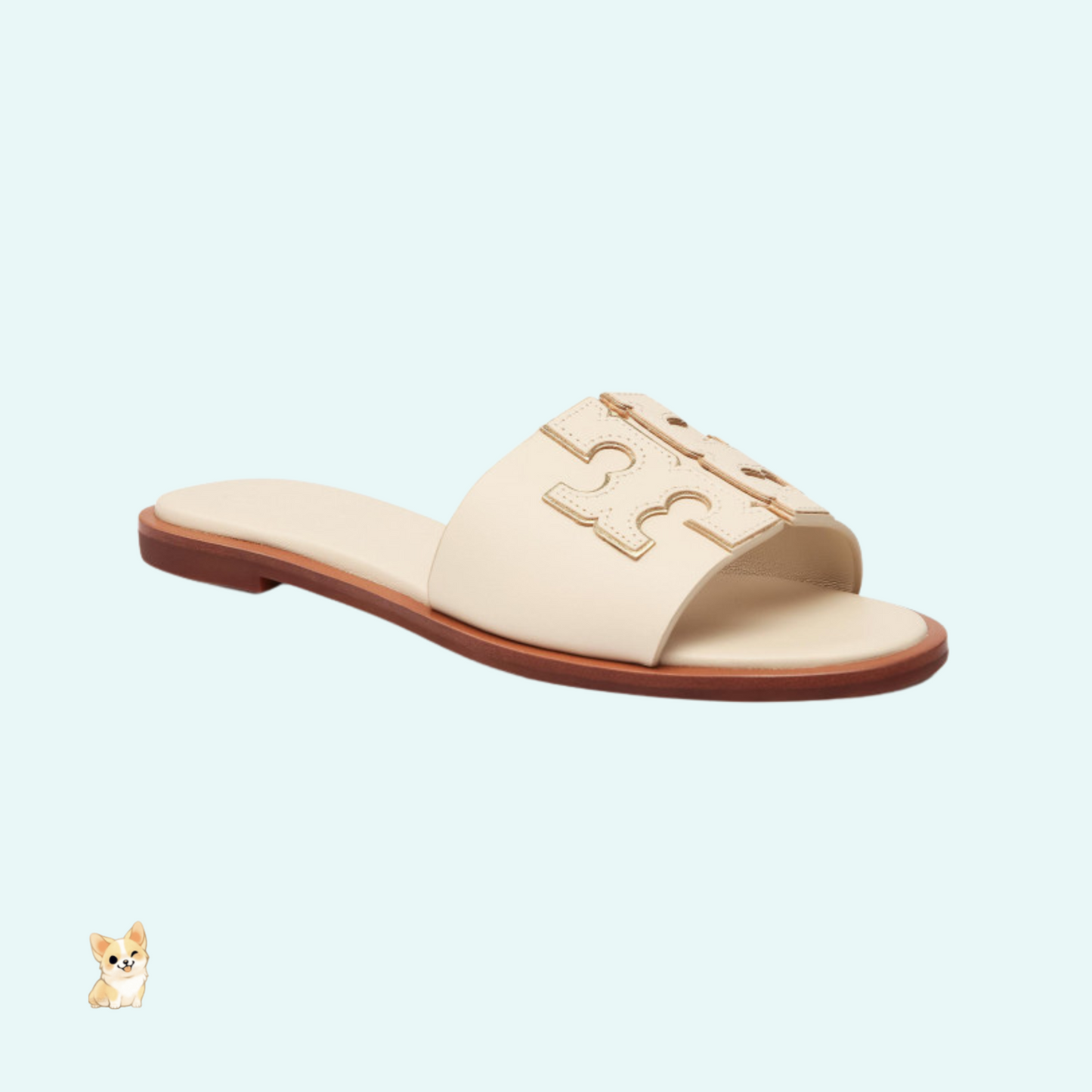 TORY BURCH  Ines Leather Slide Sandals