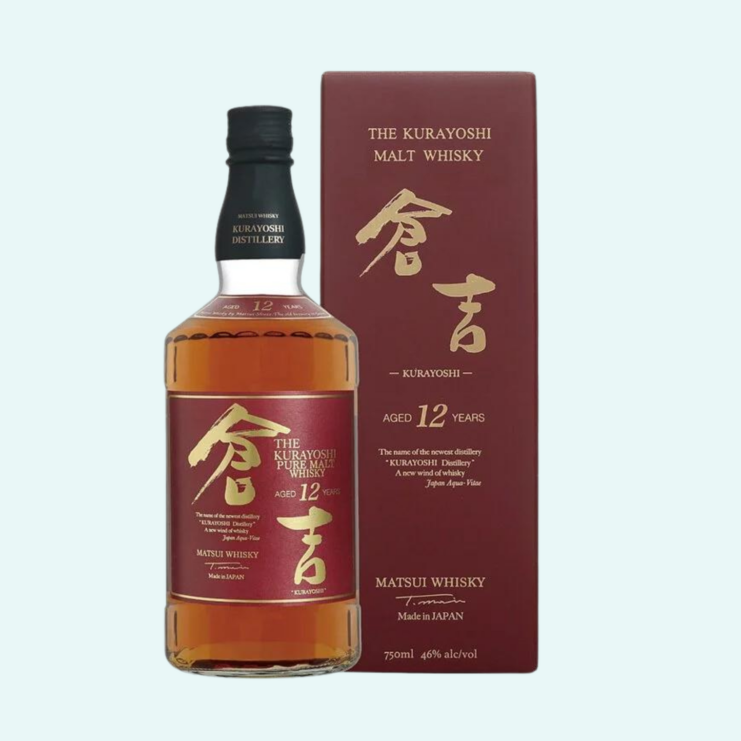 日本松井酒造純麥威士忌「倉吉12年 」(700ml)