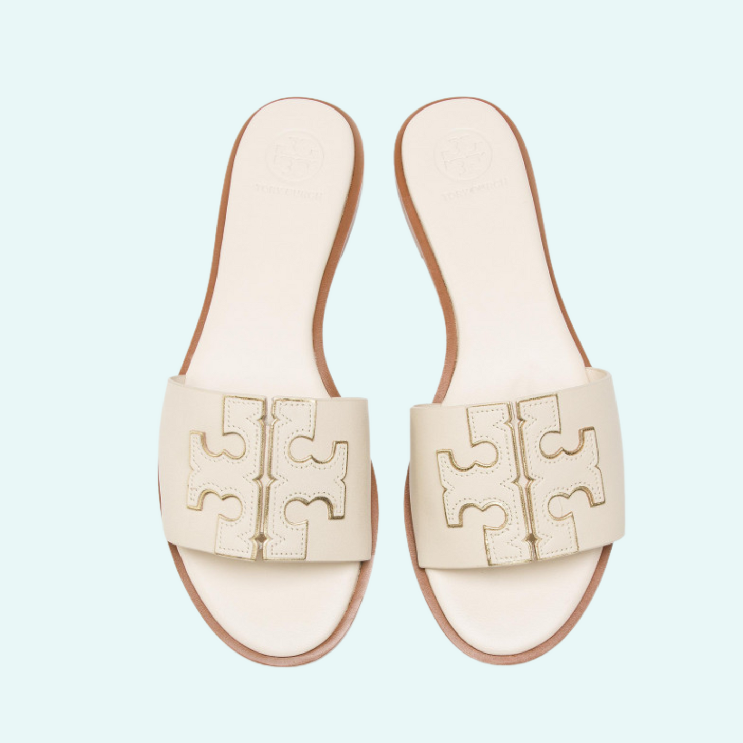 TORY BURCH  Ines Leather Slide Sandals