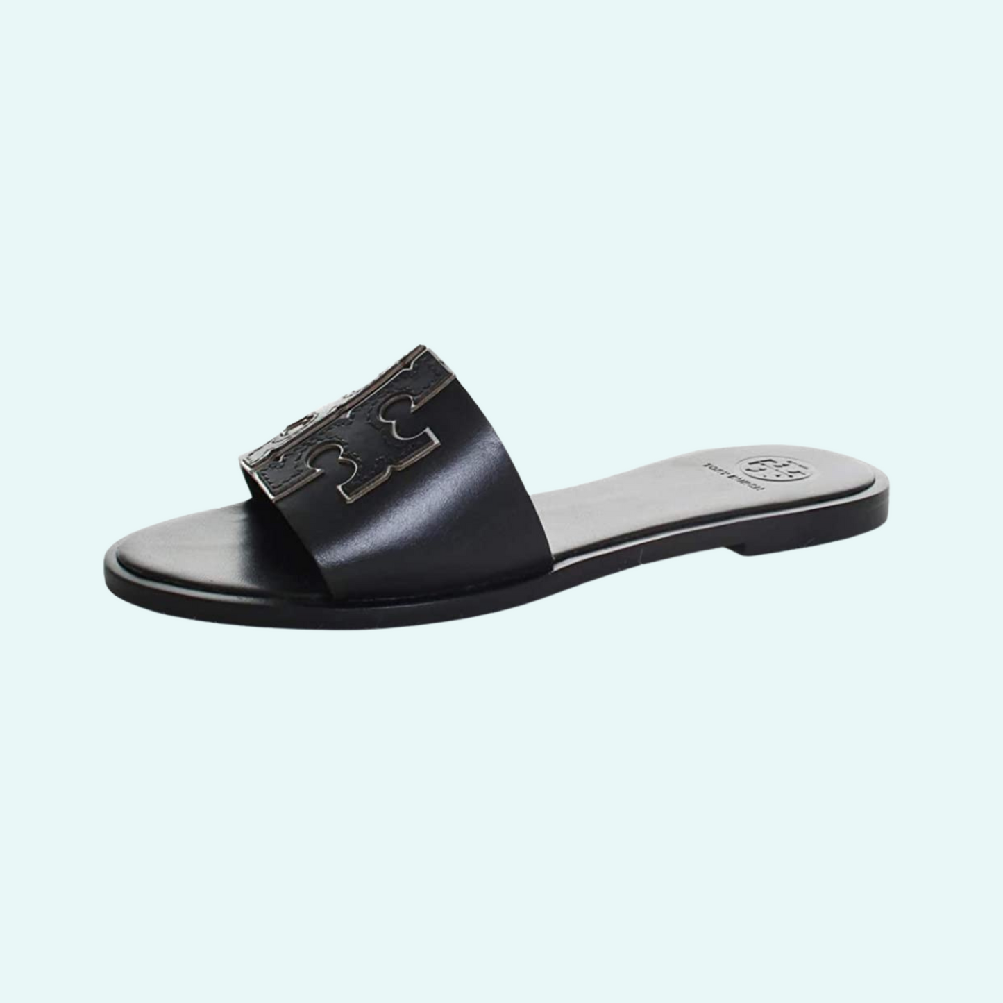 TORY BURCH  Ines Leather Slide Sandals