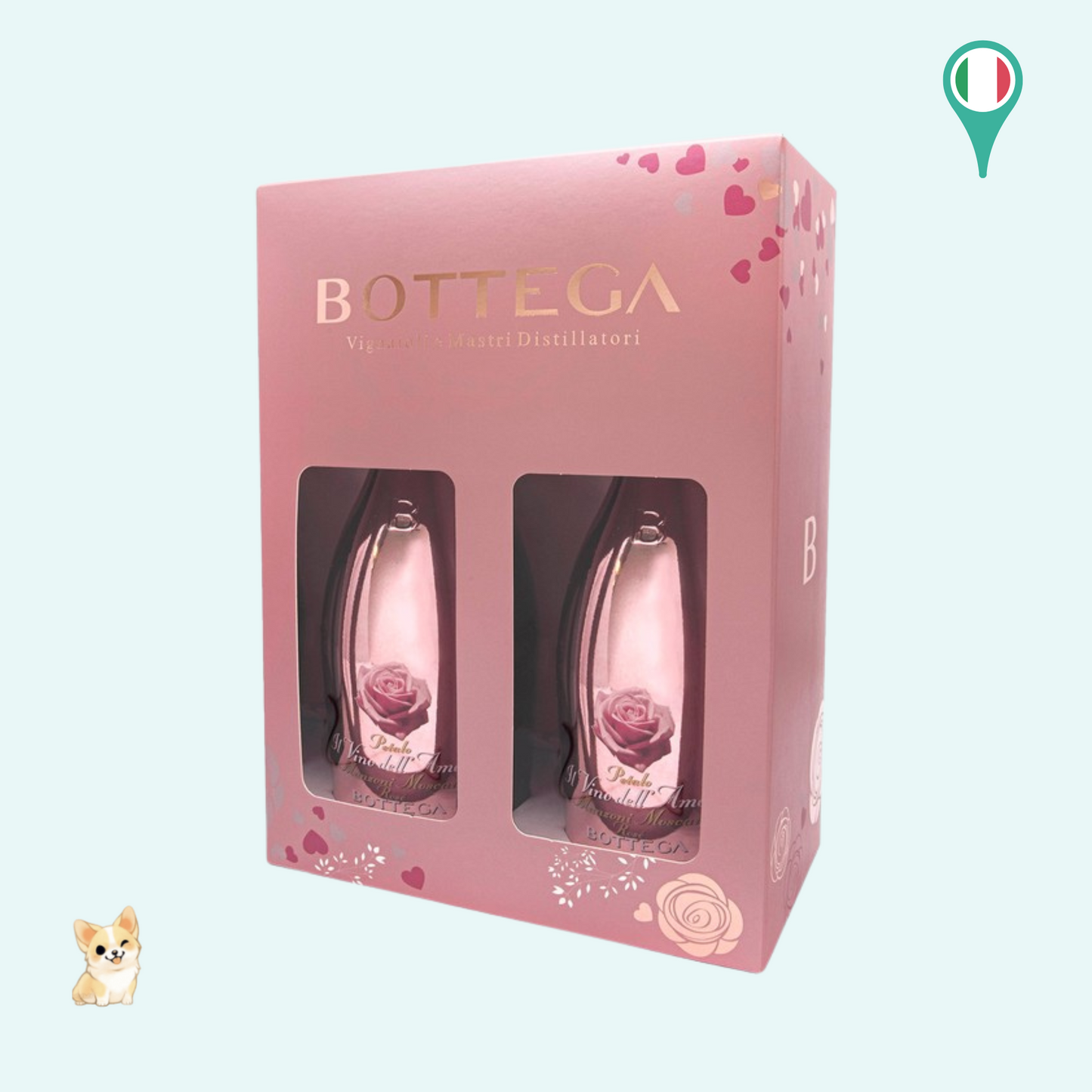 Bottega Manzoni Moscato Rosé Set (2x 750ml)